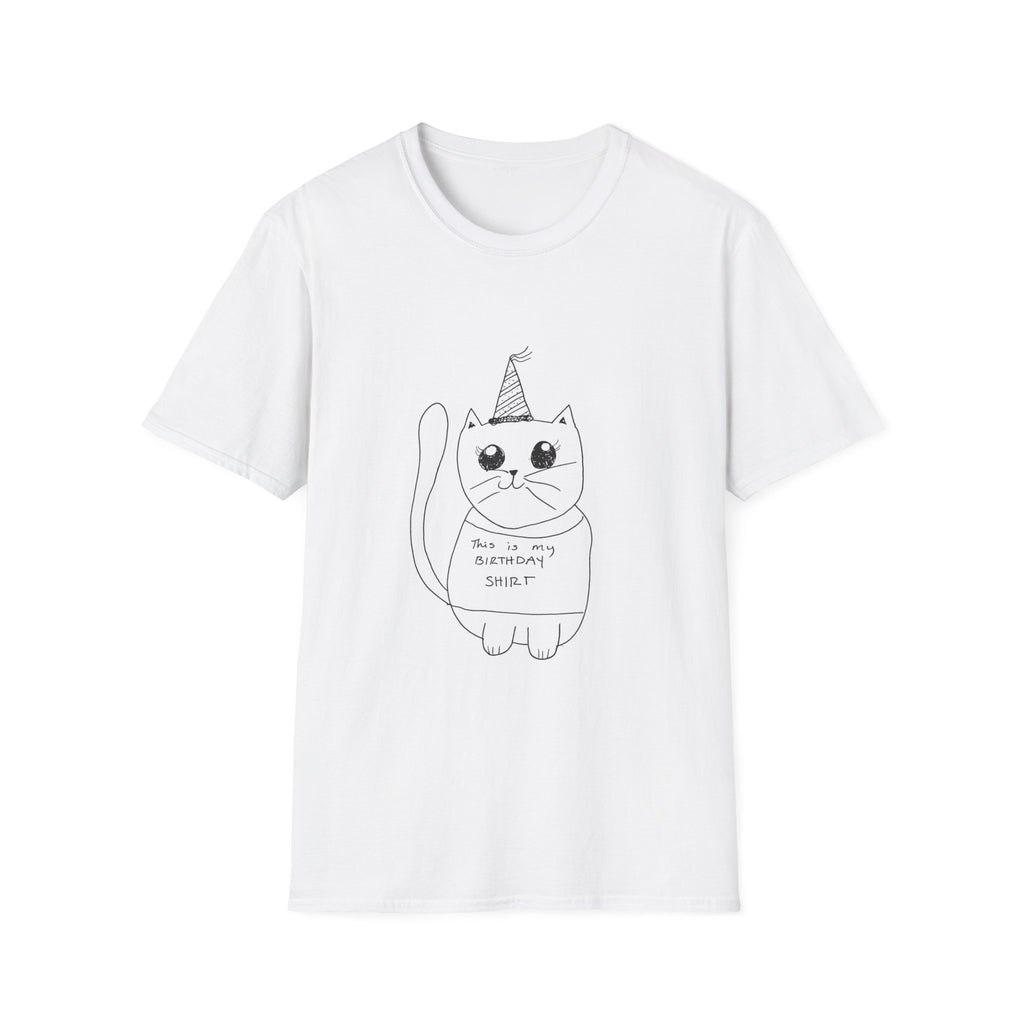 this is my birthday shirt cat T-Shirt