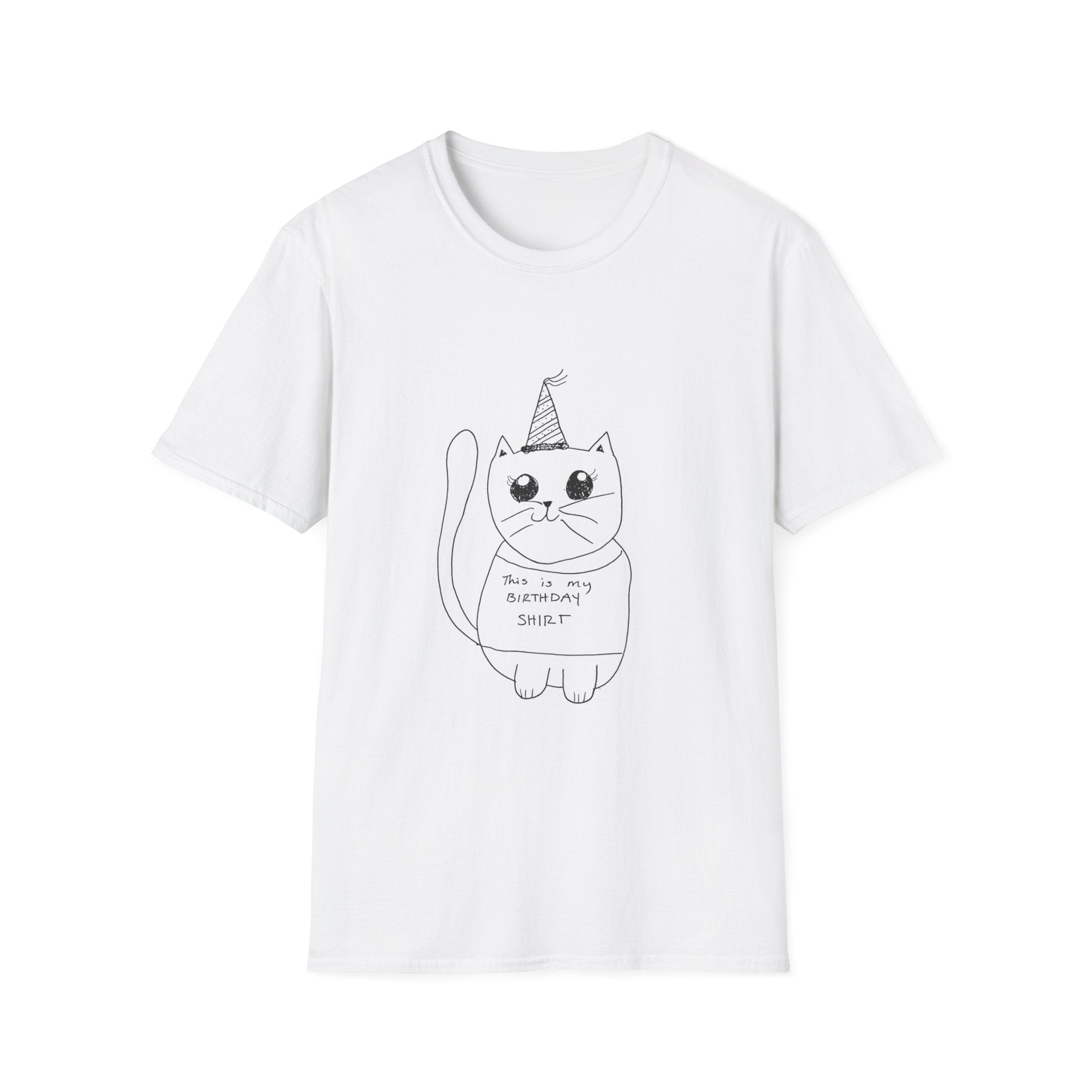 this is my birthday shirt cat T-Shirt