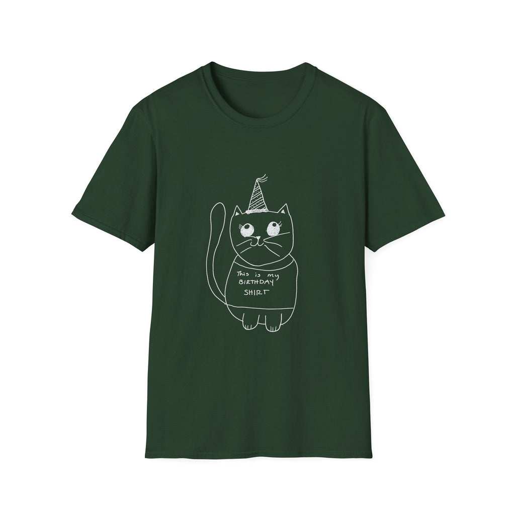 this is my birthday shirt cat T-Shirt